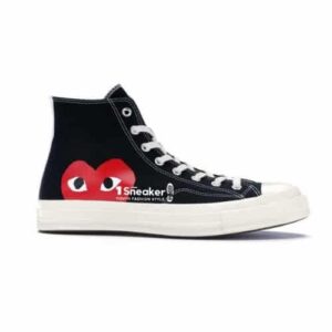 Converse Chuck Taylor All Star 70s Hi Comme des Garcons PLAY Black 1970s CDG
