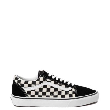 Vans Old Skool Checkerboard Skate Shoe Black White 1