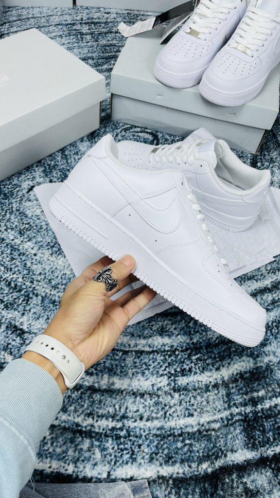 giay nike air Force 1 aF1 all white trang rep 11 like auth 8