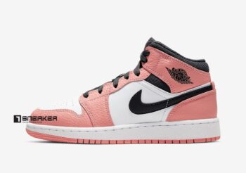 Nike Jordan 1 Mid GS Pink Quartz 4