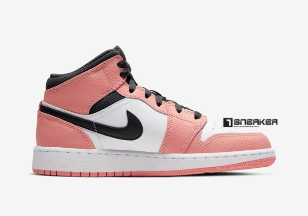 Nike Jordan 1 Mid GS Pink Quartz 5