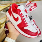 giay nike air Jordan 1 low gym red white like auth 5 scaled