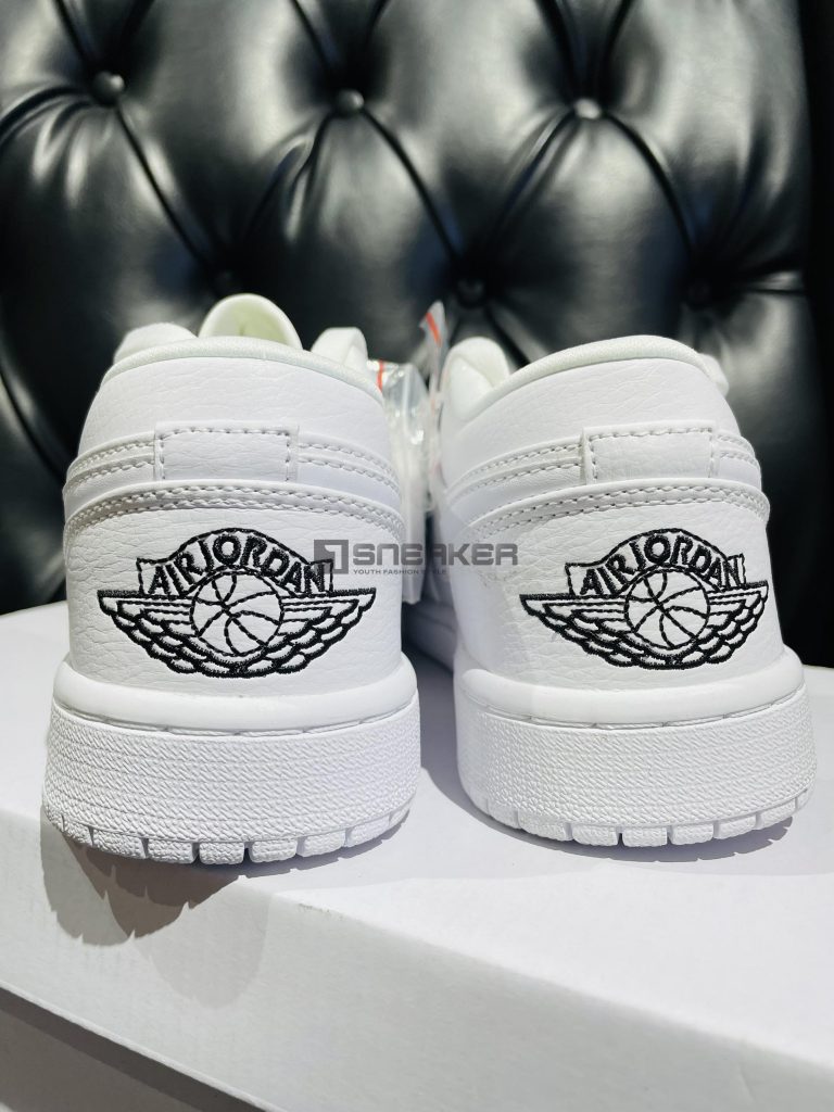 Logo giày Nike Air Jordan Trắng 1 Low Triple White REP 1:1