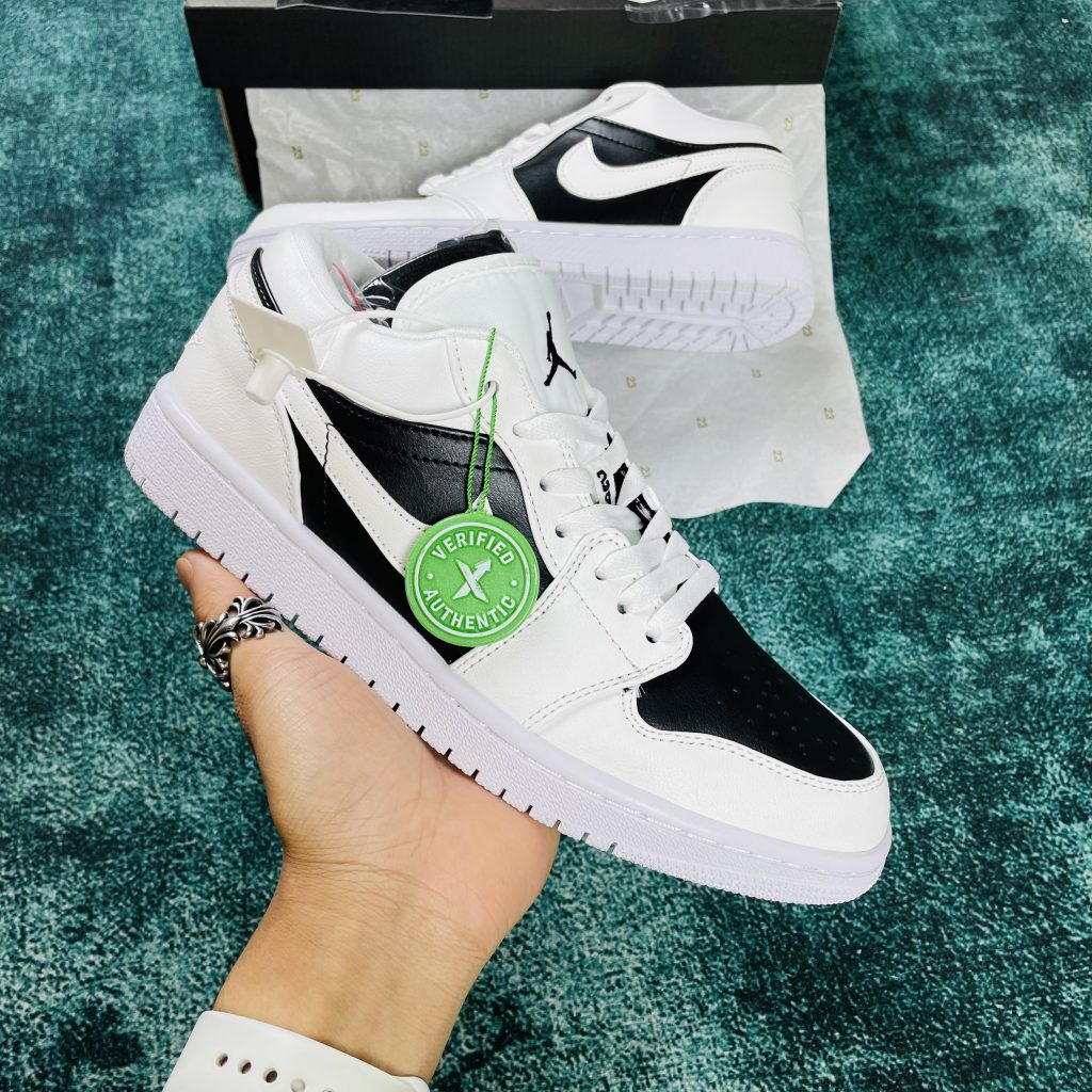 Giày Nike Jordan 1 Low Panda Trắng đen Rep 1:1