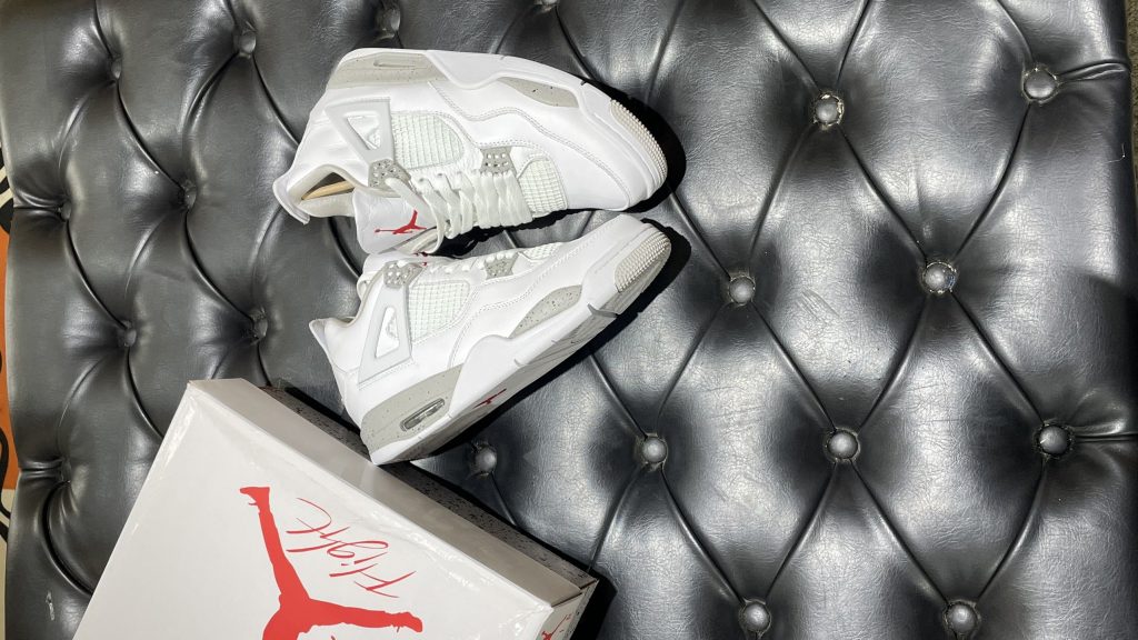 Giày Nike Air Jordan 4 Retro 'White Oreo' Like Auth
