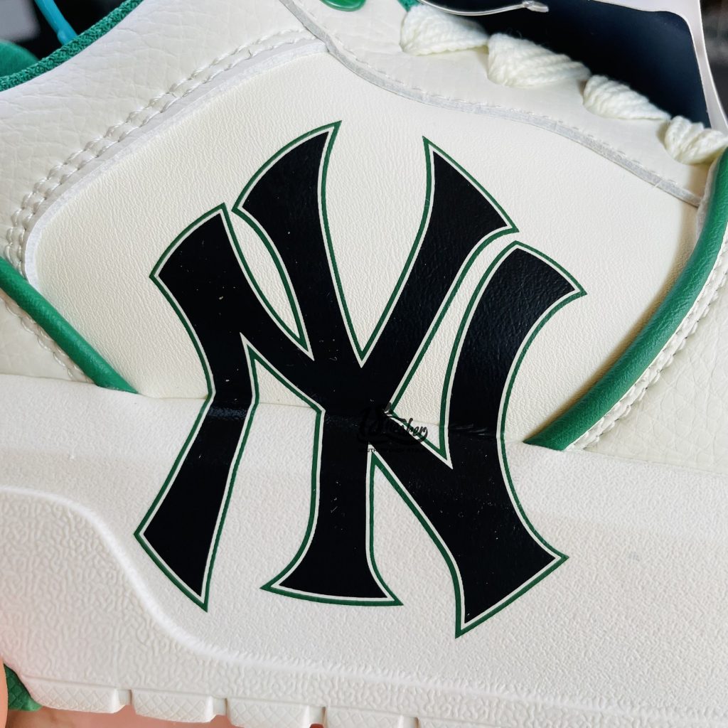 Giày MLB Chunky Liner New York Yankees White Green Hàng Đẹp