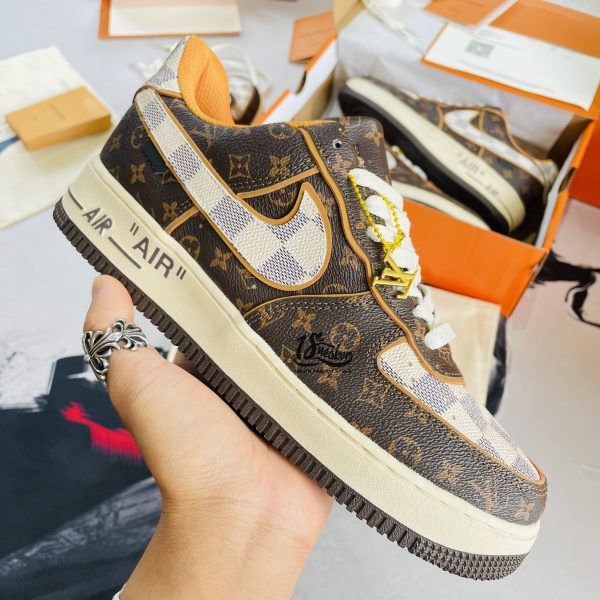 nike air Force 1 x louis voitton mnagram brown hang dep 5 result scaled