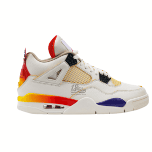 J Balvin x Air Jordan 4 Medellin Sunset - phối màu hoàng hôn Colombia