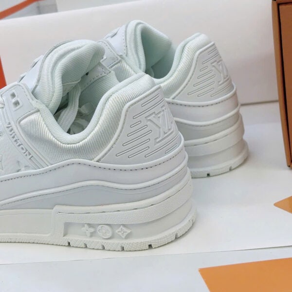 giay the thao louis vuitton trainer sneaker all white 5