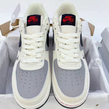 Giày Air Force 1 Low LV Custom White Navy (1)