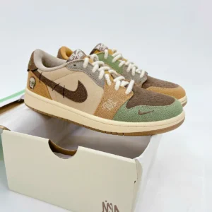 Giày Air Jordan 1 x Zion Williamson Retro Low OG ‘Voodoo’ DZ7292-200 1sneaker