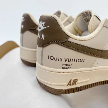 Nike Air Force 1 Louis Vuitton Brown Cream - Thiết kế đế Air đặc trưng