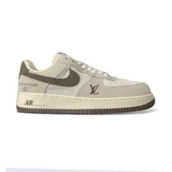 Nike Air Force 1 Louis Vuitton Brown Cream màu nâu