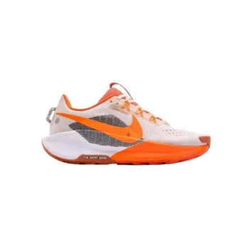 Giày Nike Reactx Pegasus Trail 5 Next Nature Trắng Cam, góc nhìn tổng thể