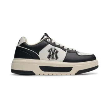 Giày MLB Chunky Liner Saffiano New York Yankees Black