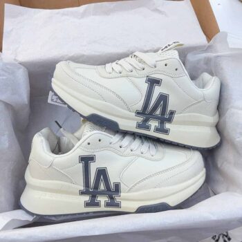 Giày Mlb Chunky Runner Basic La Dodgers Ivory