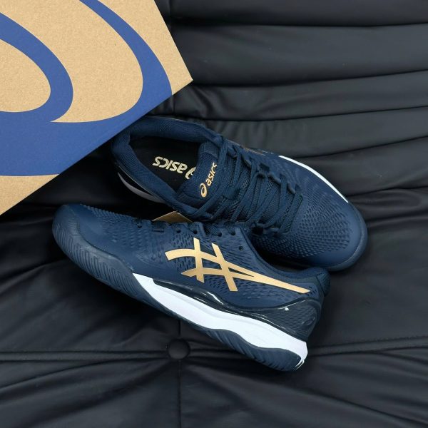 Giay Asics Gel Resolution 9 LE Tennis ‘Dark Blue 1042A268 960 1