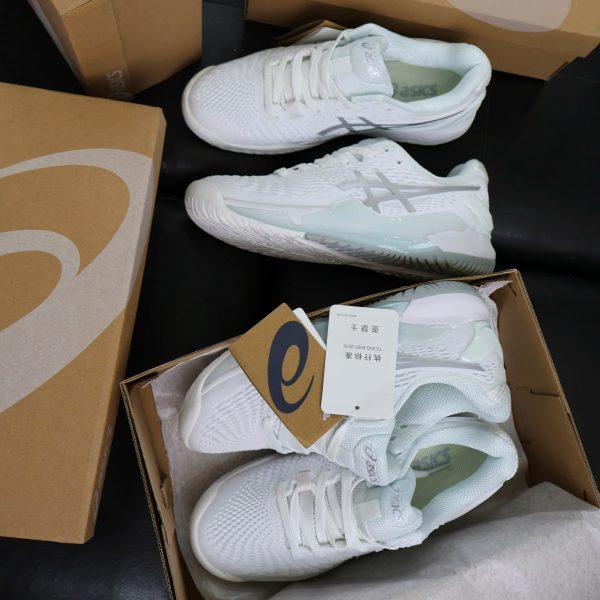 Giay Asics Gel Resolution 9 Wide ‘White Pure Silver 1042A226 100 3