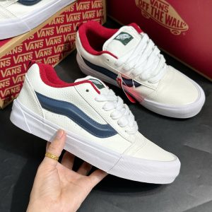 Navy-White Vans Navy-White Men Knu Skool Navy Blue White