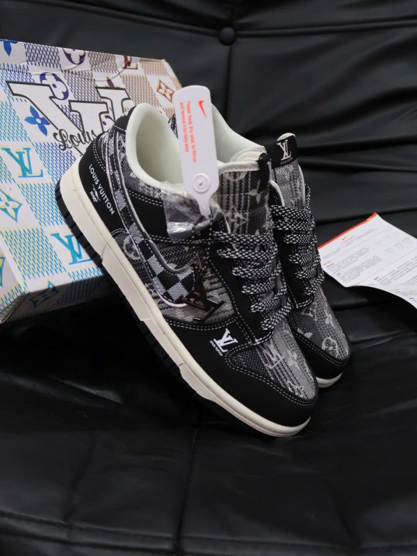 Air Jordan 1 Low x Louis Vuitton Black Monogram 5