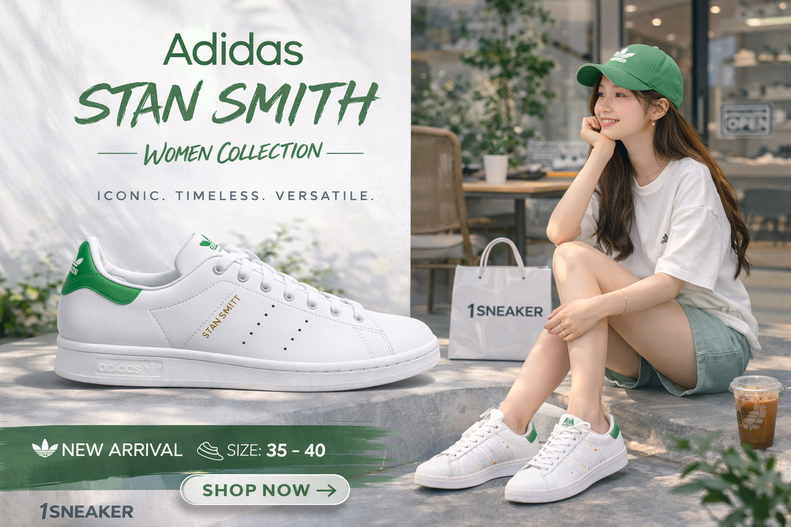 Giày Adidas Stan Smith nữ