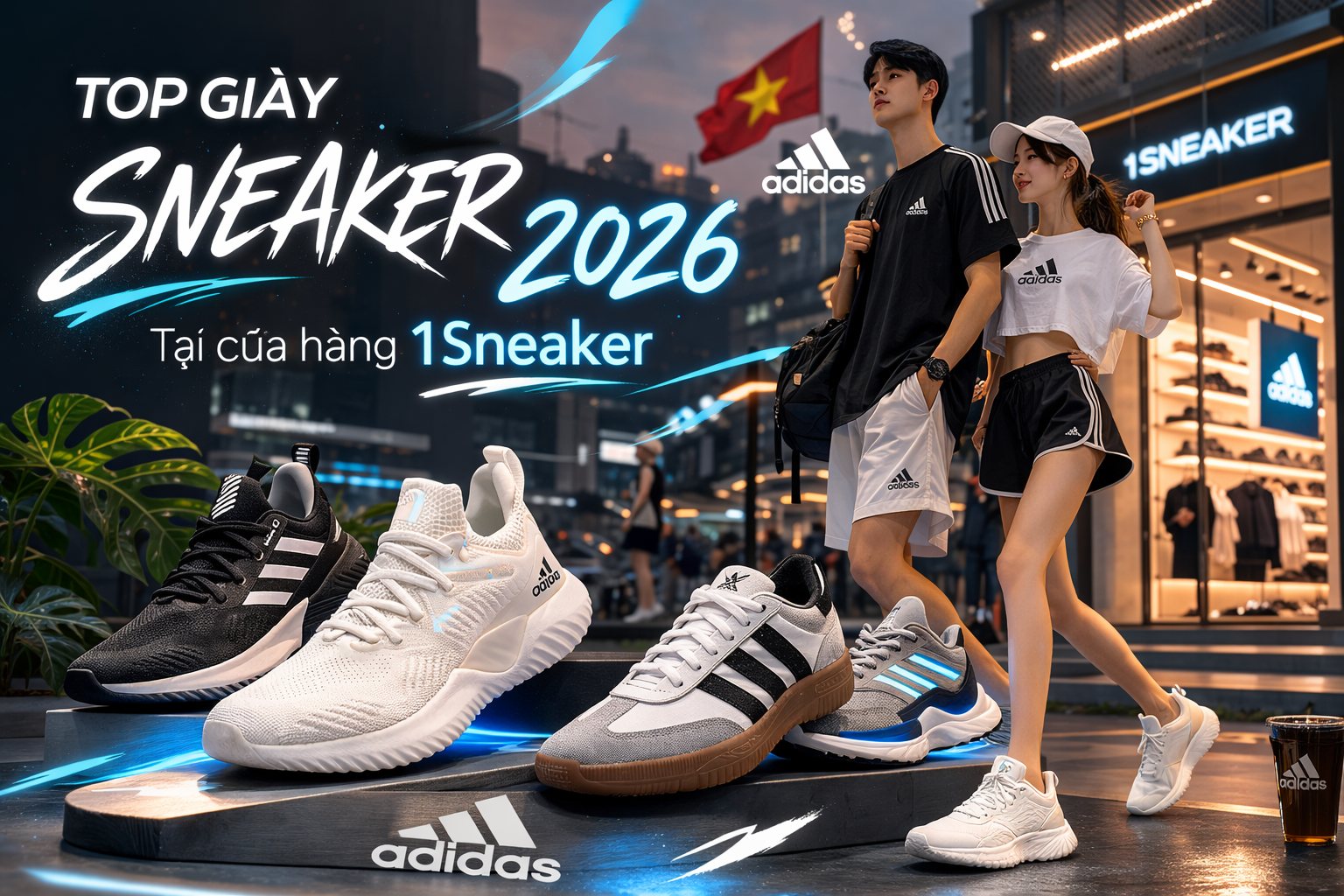 Top Mẫu Giày Adidas Nam Hot Nhất 2026 Tại 1Sneaker