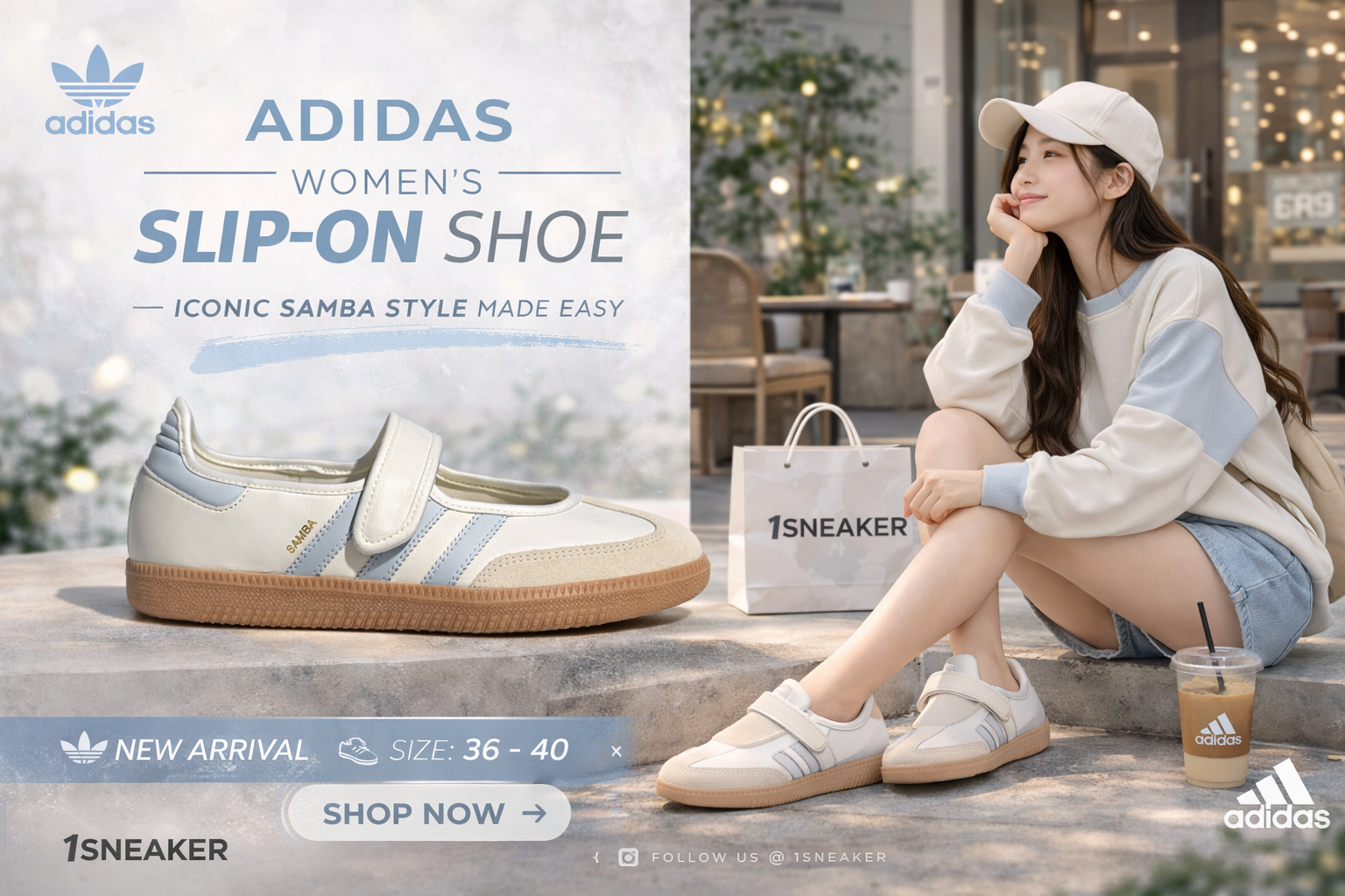 giày adidas lười