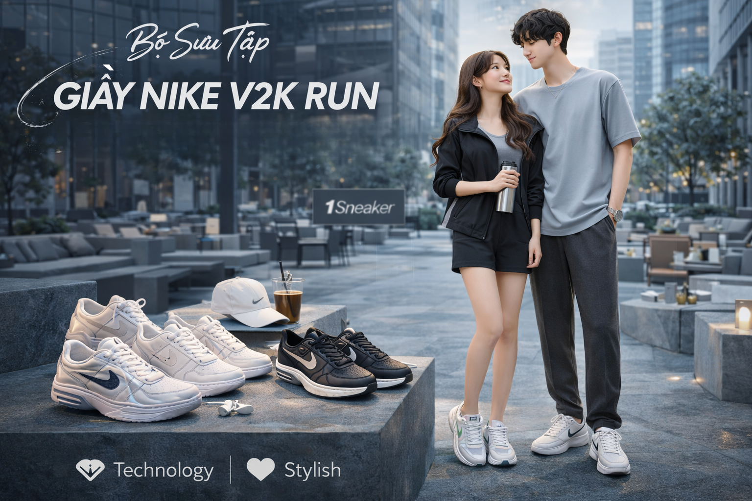 Giày Nike V2K Run 2026 tại 1Sneaker